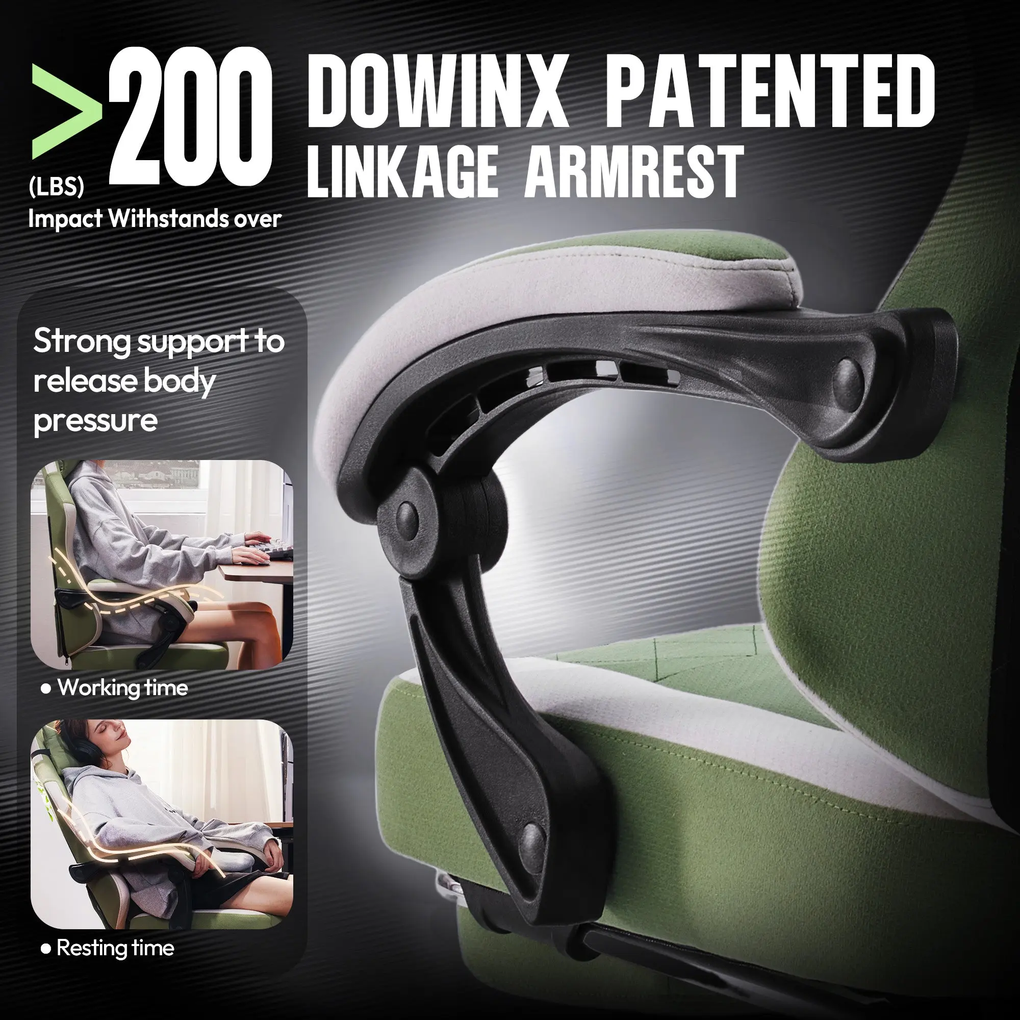 Dowinx Classic Series LS-6650F Green - Image 6