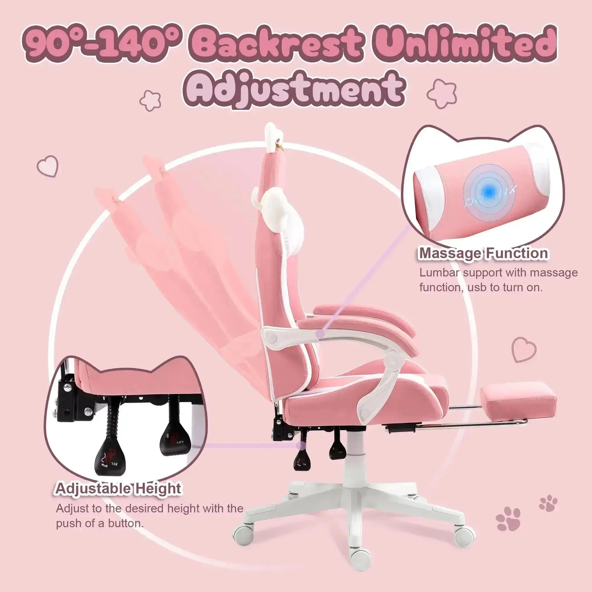 Dowinx Cute Series LS-6655 Pink Cat - Image 4